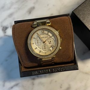 Gold Michael Kors watch